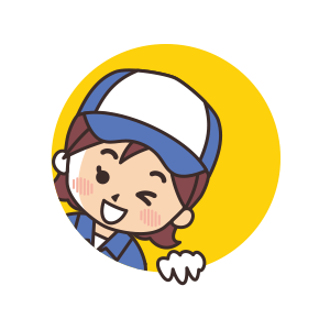 笑顔の女性整備士のイラスト